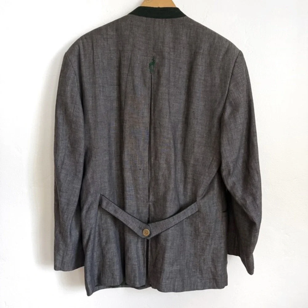 Lodenfrey Austrian Linen Jacket Loden Style‎ Blazer Made in Austria L